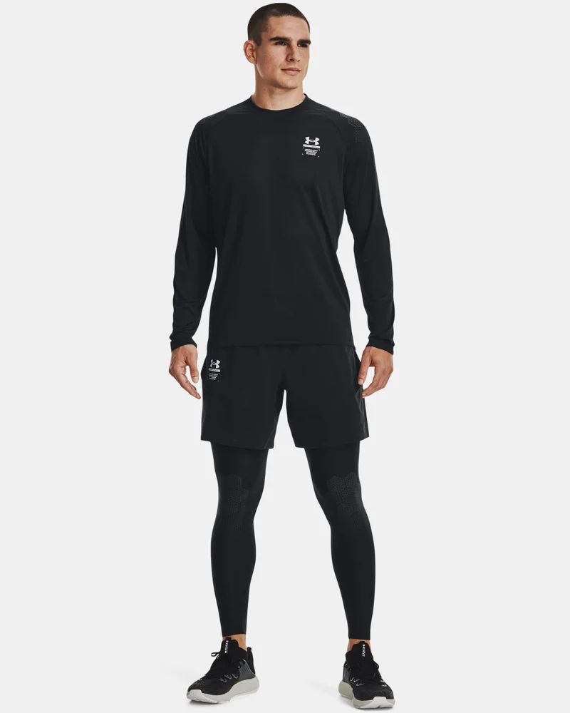 Under Armour Black Men's UA Armourprint Long Sleeve Sweatshirt for Men | Best Price UAE